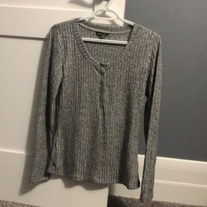 SHEIN long sleeve, shiny material